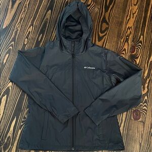 Columbia Black Windbreaker Jacket